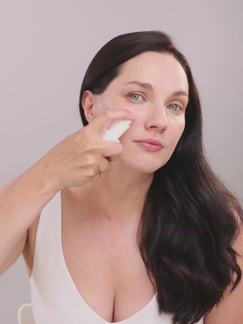 How to Beautiful women applying Paradigm 99 peptide face cream